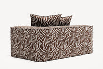 NOMAD - 2 Seat - Right - Chenille Jacquard Zebra Brown White