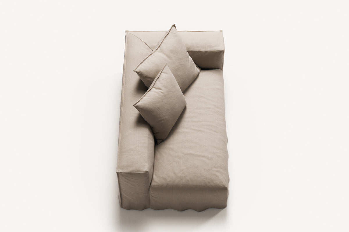 NOMAD - 2 Seat - Right - Brushed Cotton Sandy Beige