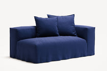 NOMAD - 2 Seat - Right - Brushed Cotton Dark Blue