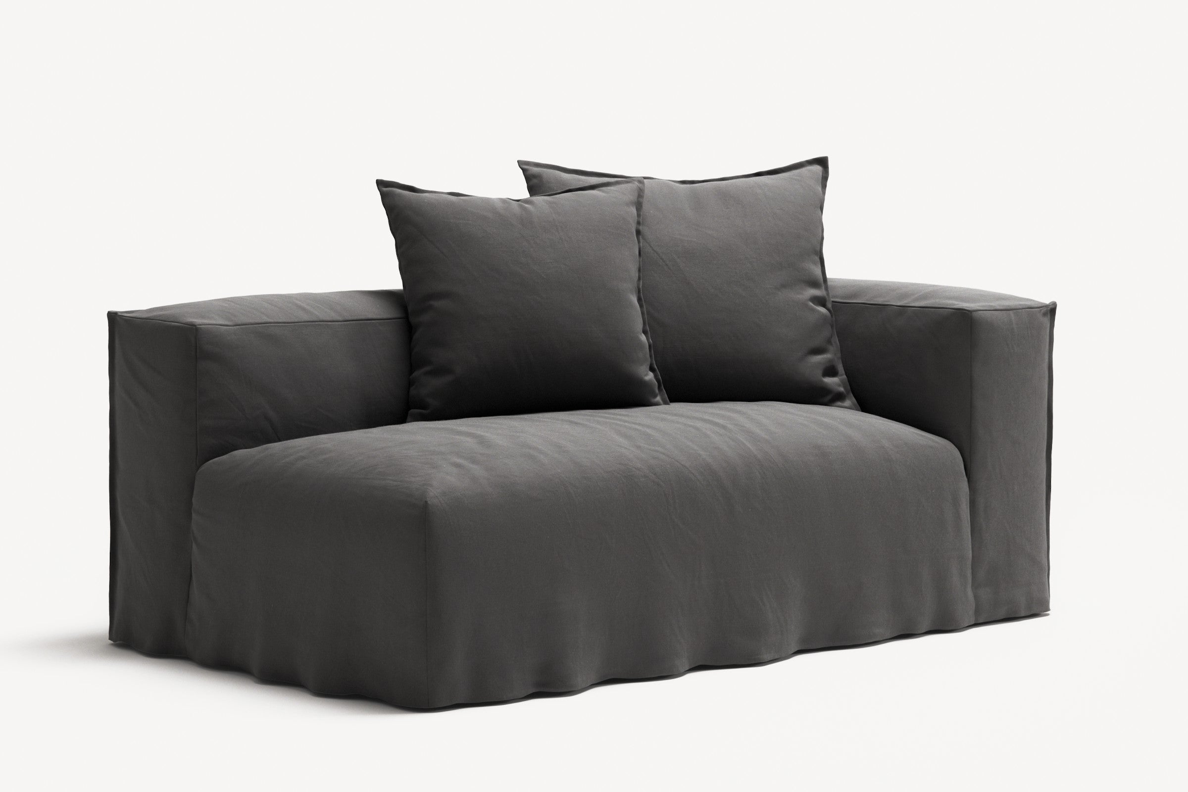 NOMAD - 2 Seat - Right - Brushed Cotton Dark Gray