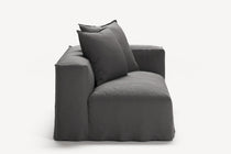 NOMAD - 2 Seat - Right - Brushed Cotton Dark Gray