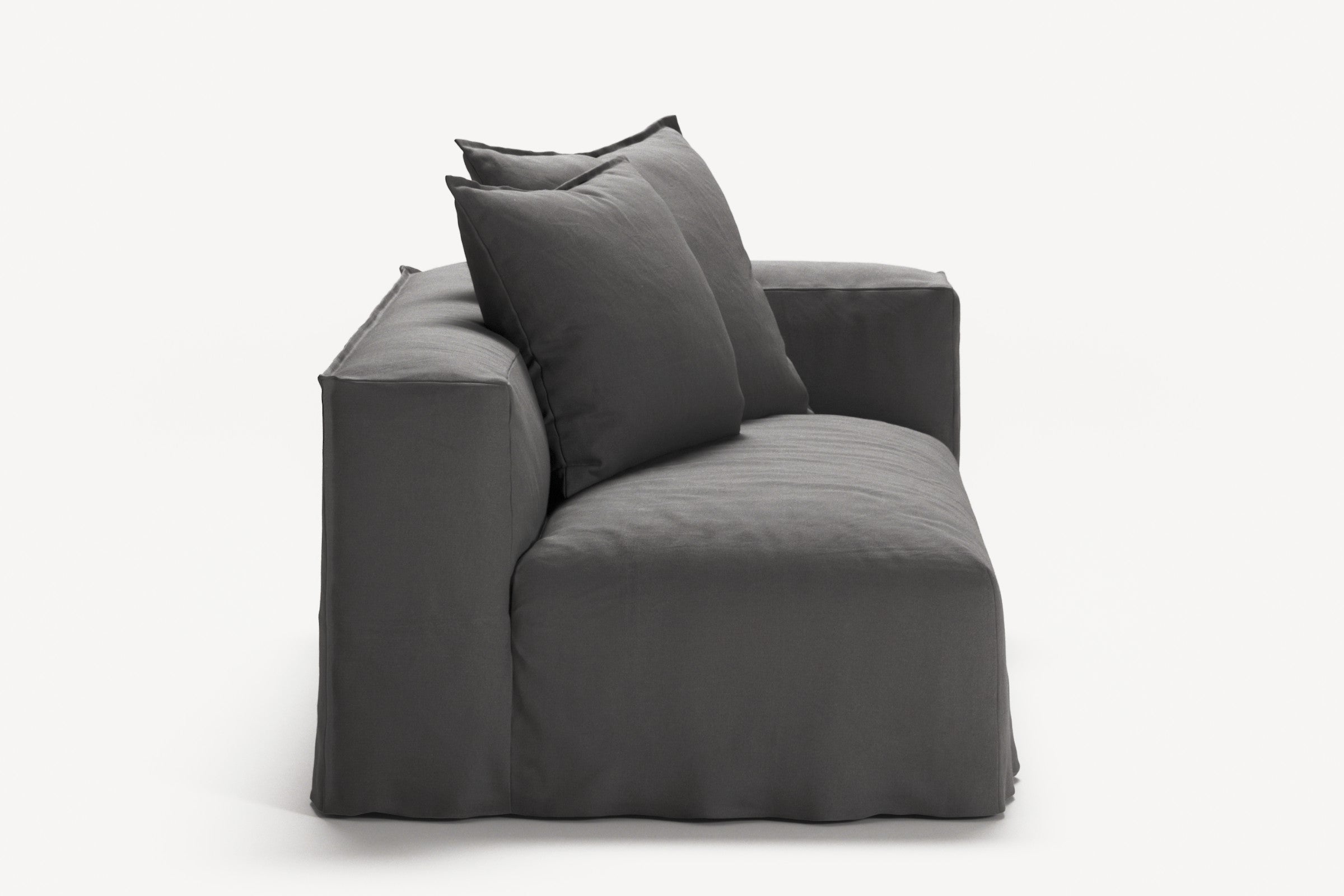 NOMAD - 2 Seat - Right - Brushed Cotton Dark Gray