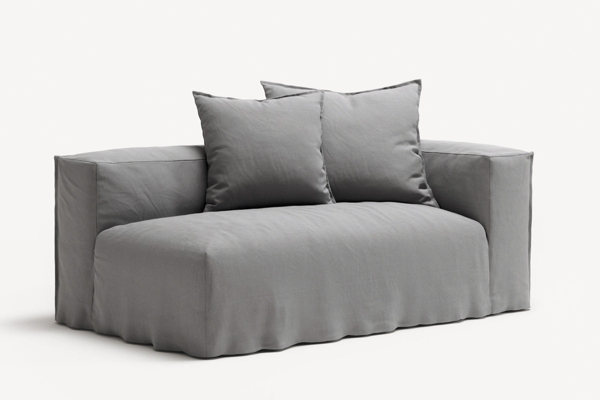 NOMAD - 2 Seat - Right - Brushed Cotton Light Gray
