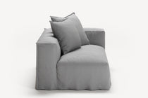 NOMAD - 2 Seat - Right - Brushed Cotton Light Gray