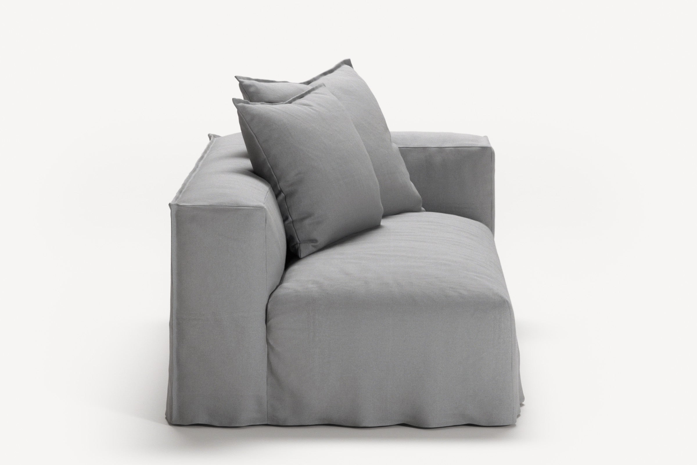 NOMAD - 2 Seat - Right - Brushed Cotton Light Gray
