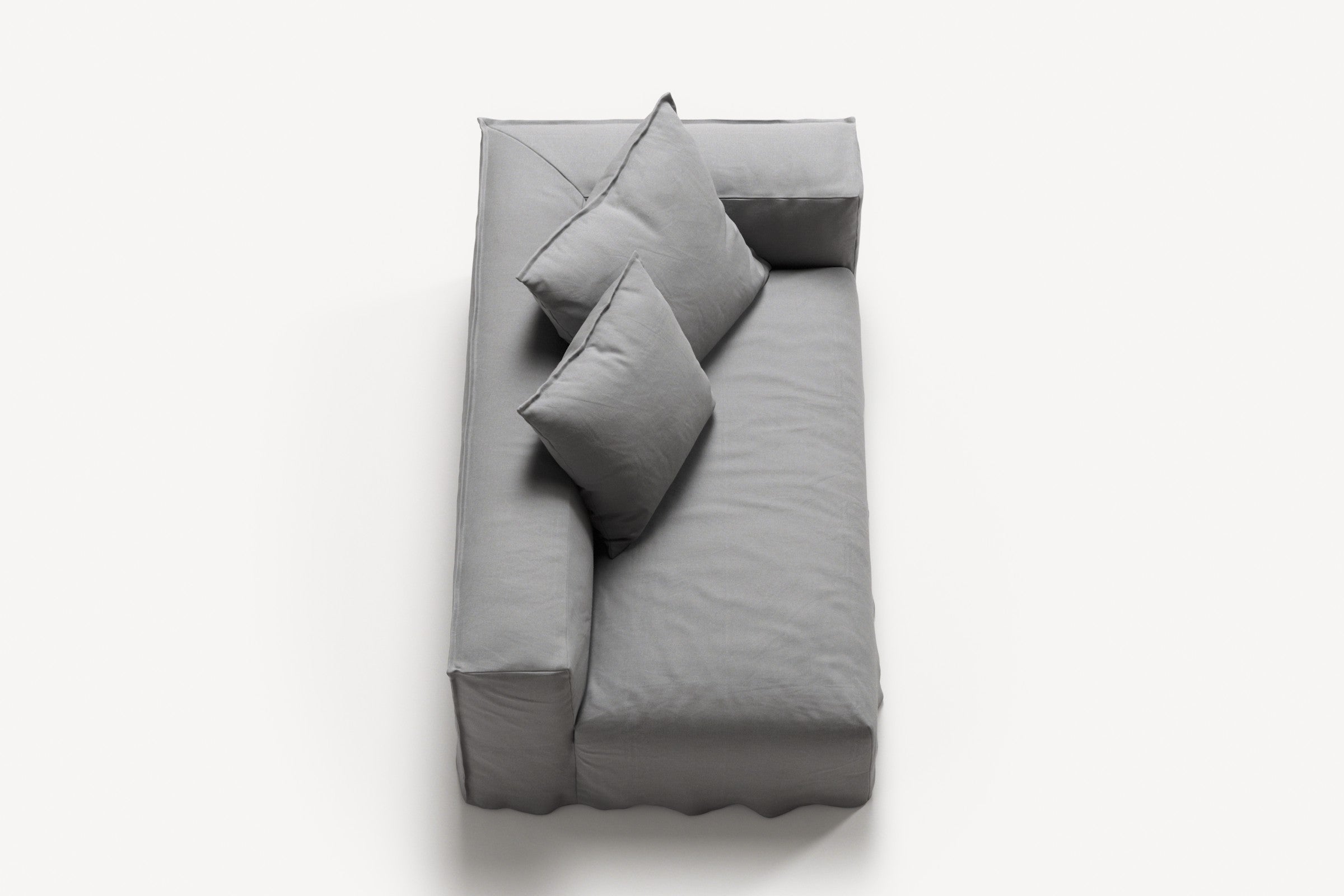 NOMAD - 2 Seat - Right - Brushed Cotton Light Gray