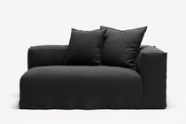 NOMAD - 2 Seat - Right - Pure Linen Dark Charcoal
