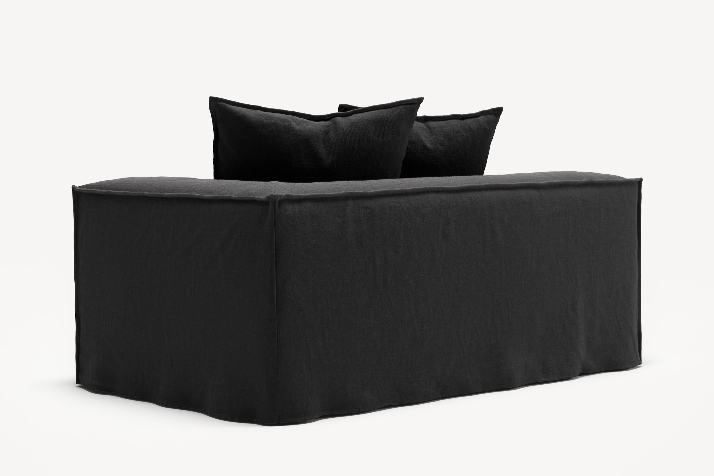 NOMAD - 2 Seat - Right - Pure Linen Dark Charcoal