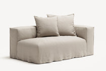 NOMAD - 2 Seat - Right - Pure Linen Off-White