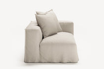 NOMAD - 2 Seat - Right - Pure Linen Off-White
