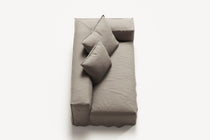 NOMAD - 2 Seat - Right - Pure Linen Pale Gray