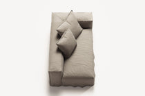 NOMAD - 2 Seat - Right - Pure Linen Sandy Beige