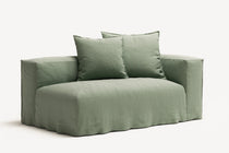NOMAD - 2 Seat - Right - Pure Linen Vivid Green