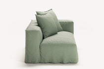 NOMAD - 2 Seat - Right - Pure Linen Vivid Green