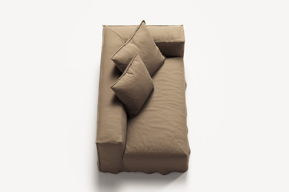 NOMAD - 2 Seat - Right - Pure Linen Natural