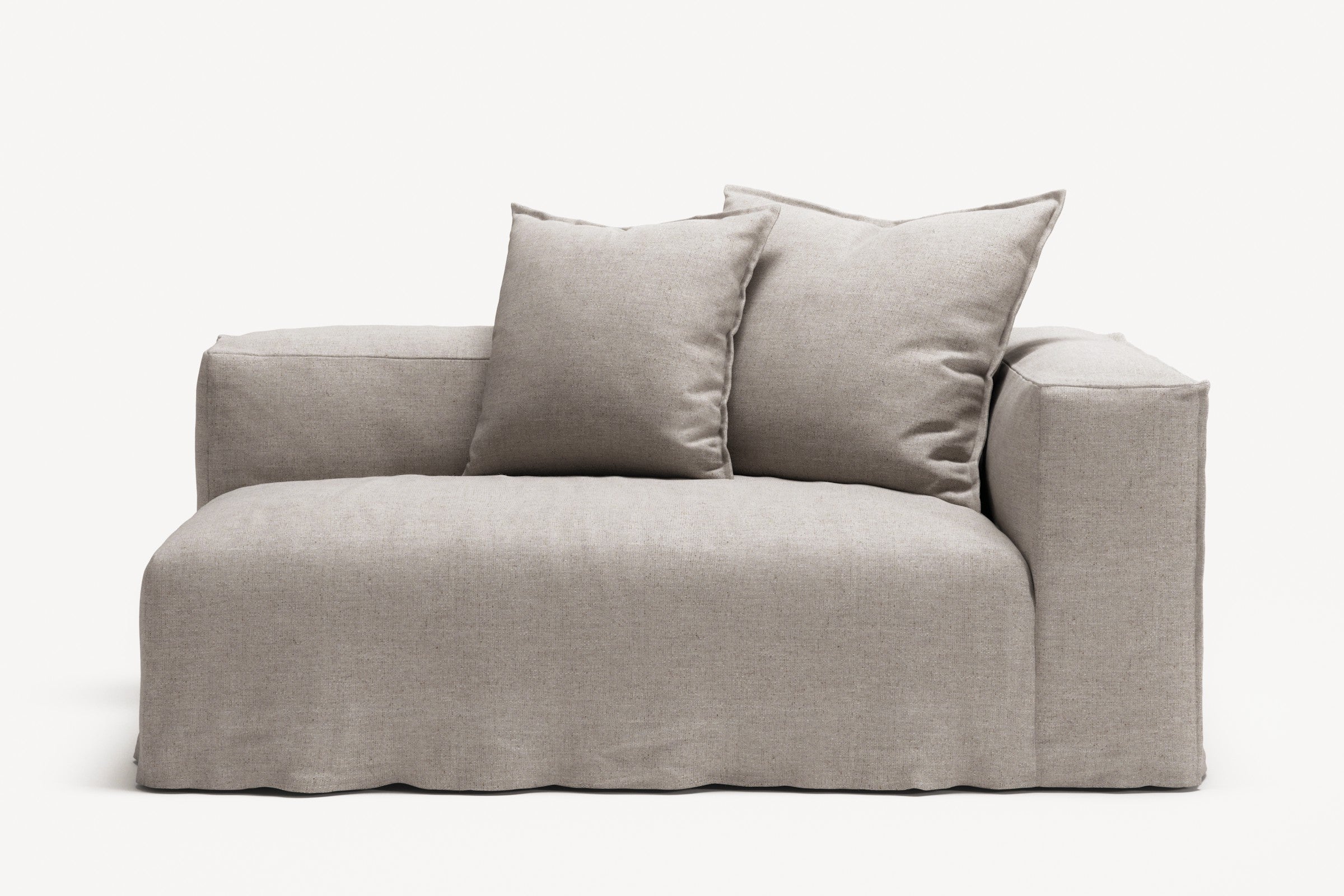 NOMAD - 2 Seat - Right - Textured Blend Beige