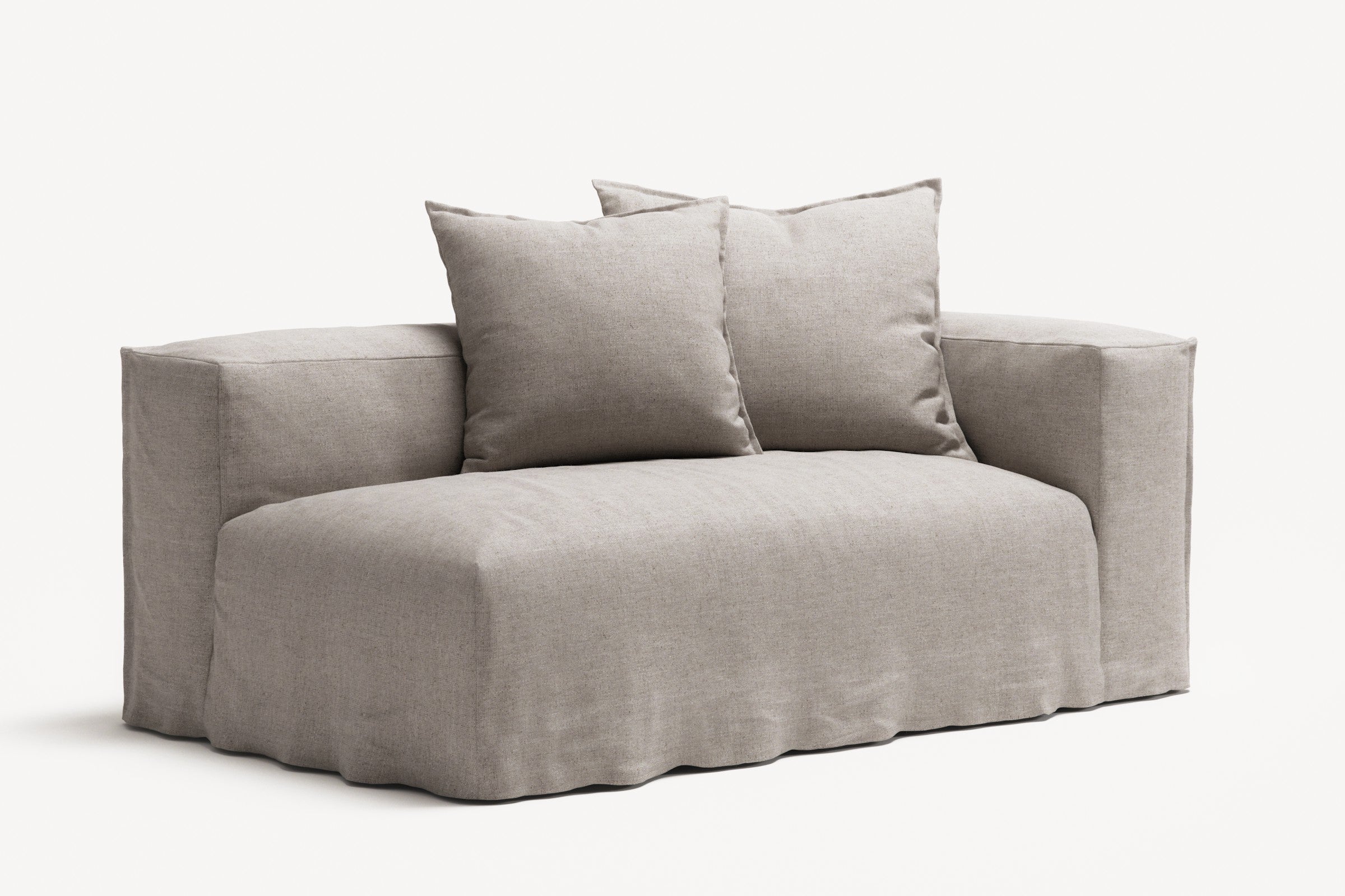 NOMAD - 2 Seat - Right - Textured Blend Beige