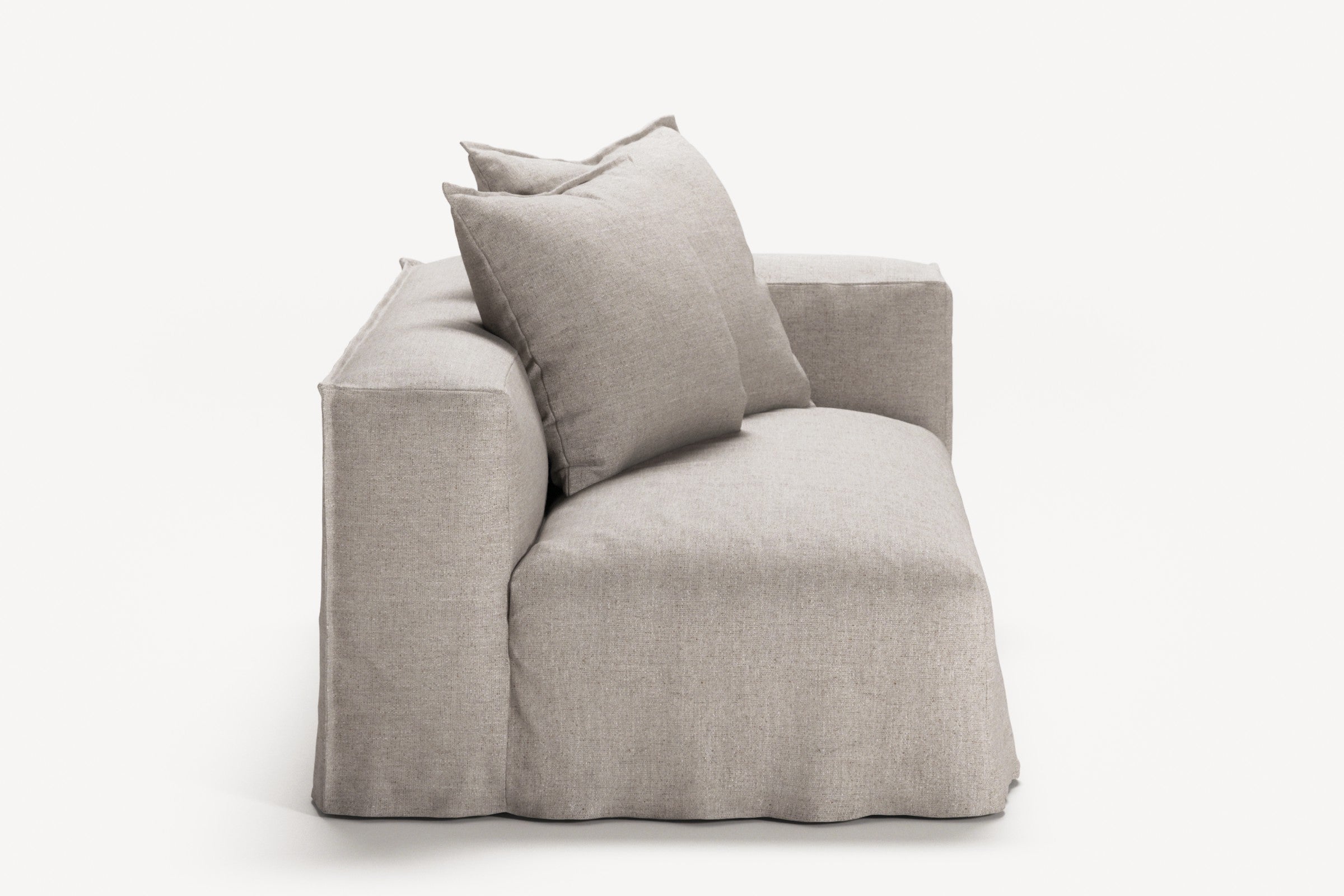 NOMAD - 2 Seat - Right - Textured Blend Beige