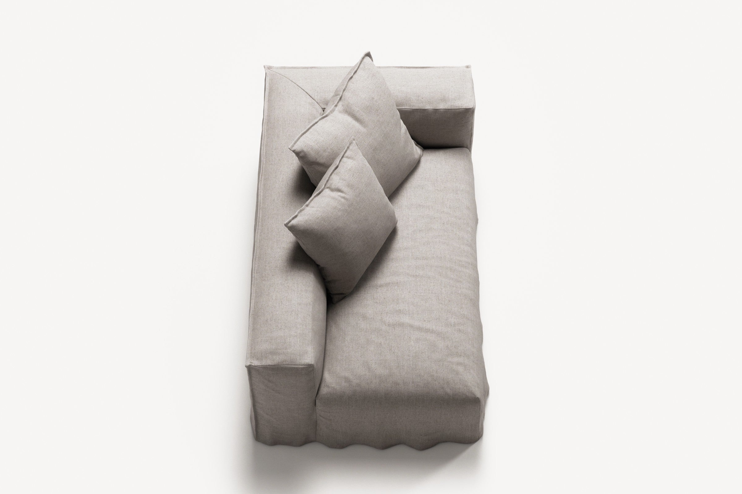 NOMAD - 2 Seat - Right - Textured Blend Beige