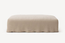 NOMAD - Pouf - Brushed Cotton Sandy Beige