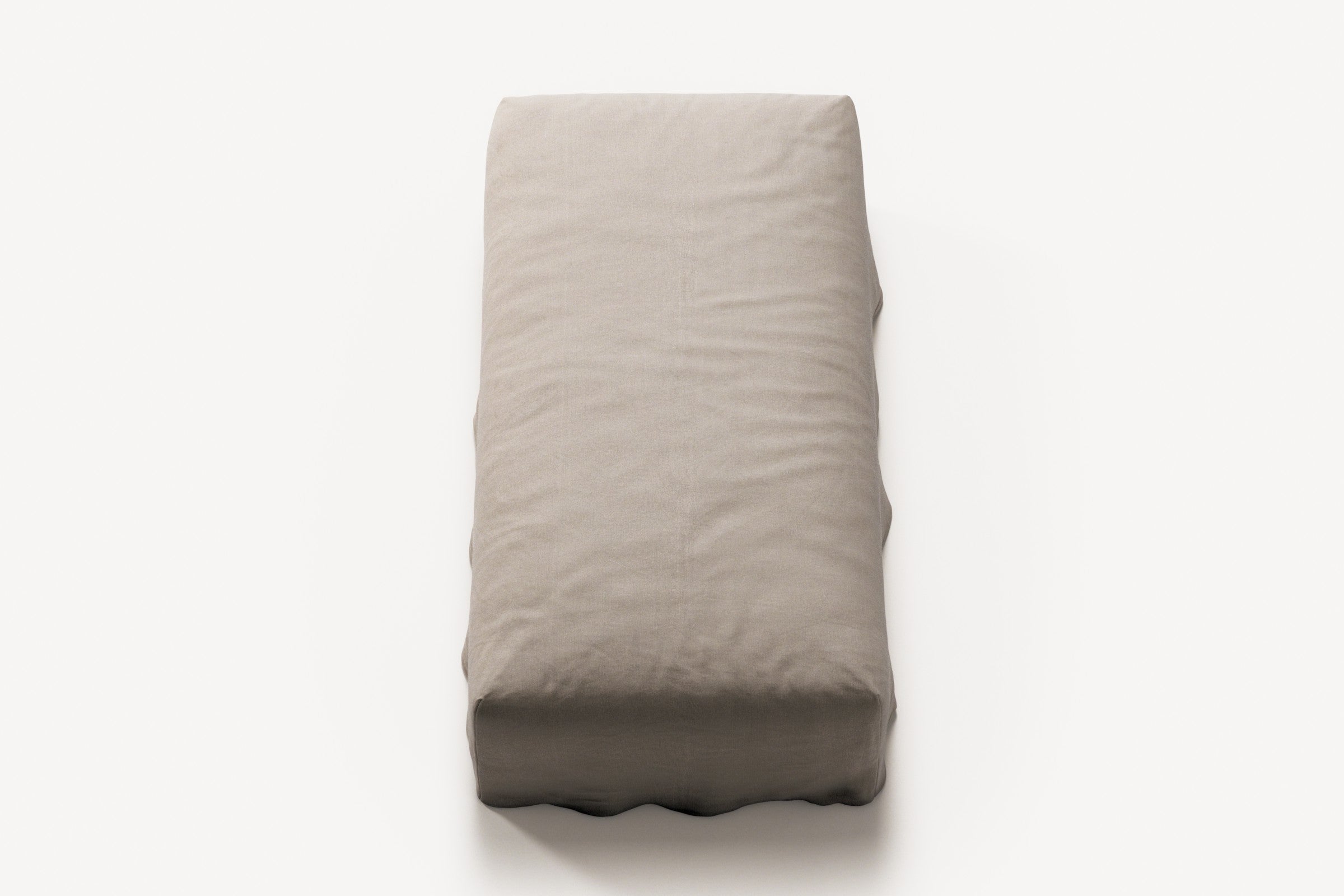 NOMAD - Pouf - Brushed Cotton Sandy Beige