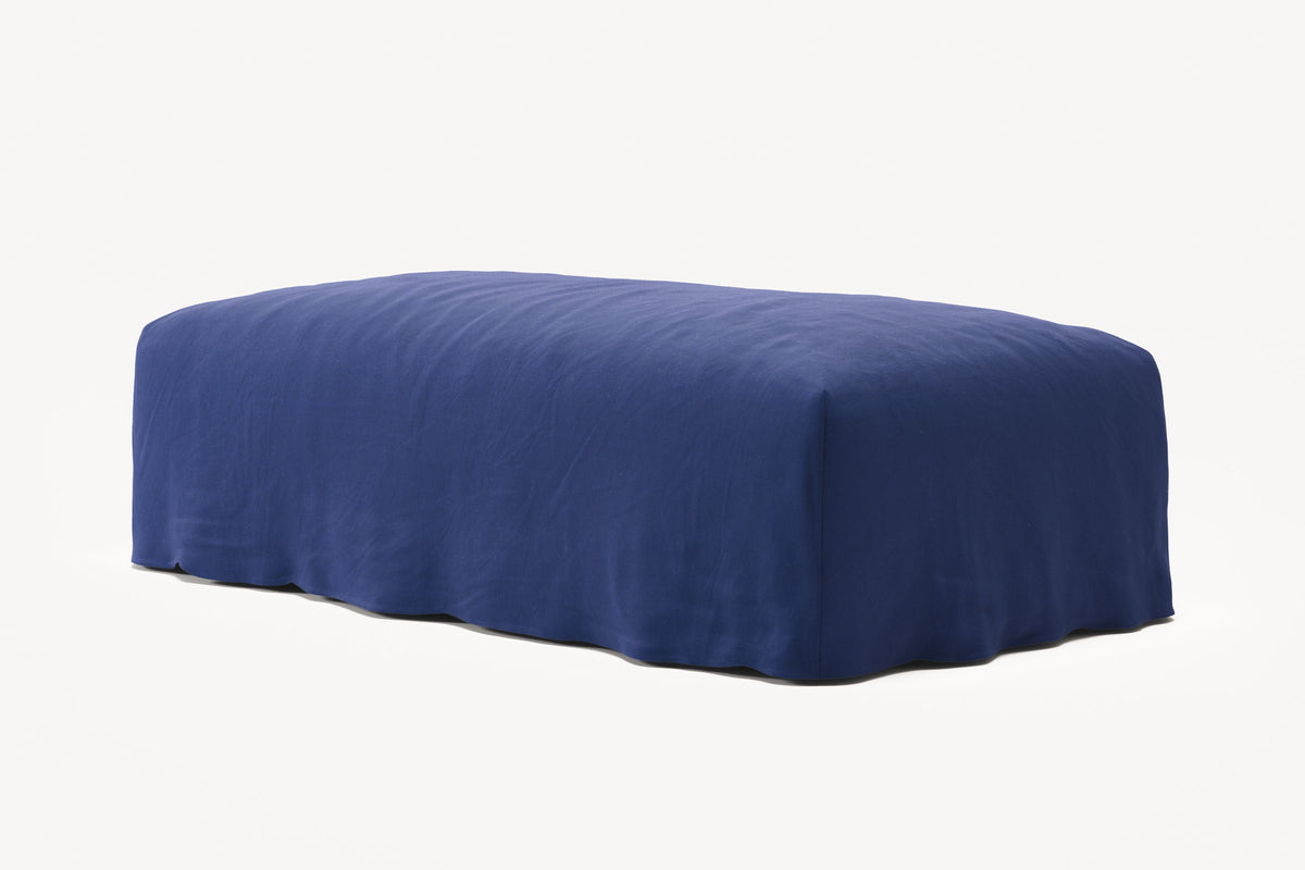 NOMAD - Pouf - Brushed Cotton Dark Blue