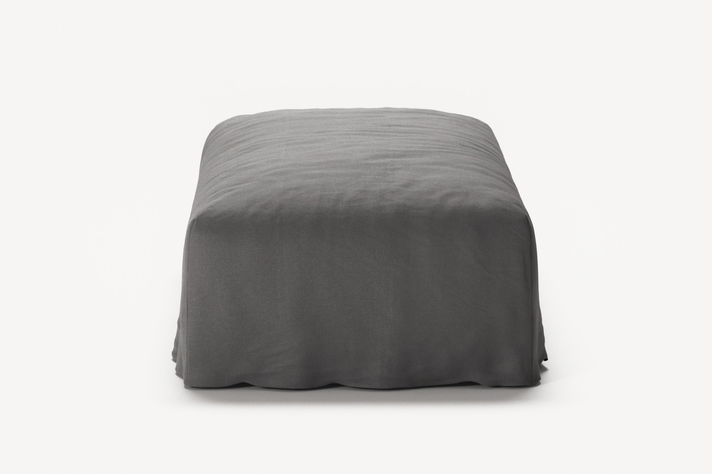 NOMAD - Pouf - Brushed Cotton Dark Gray