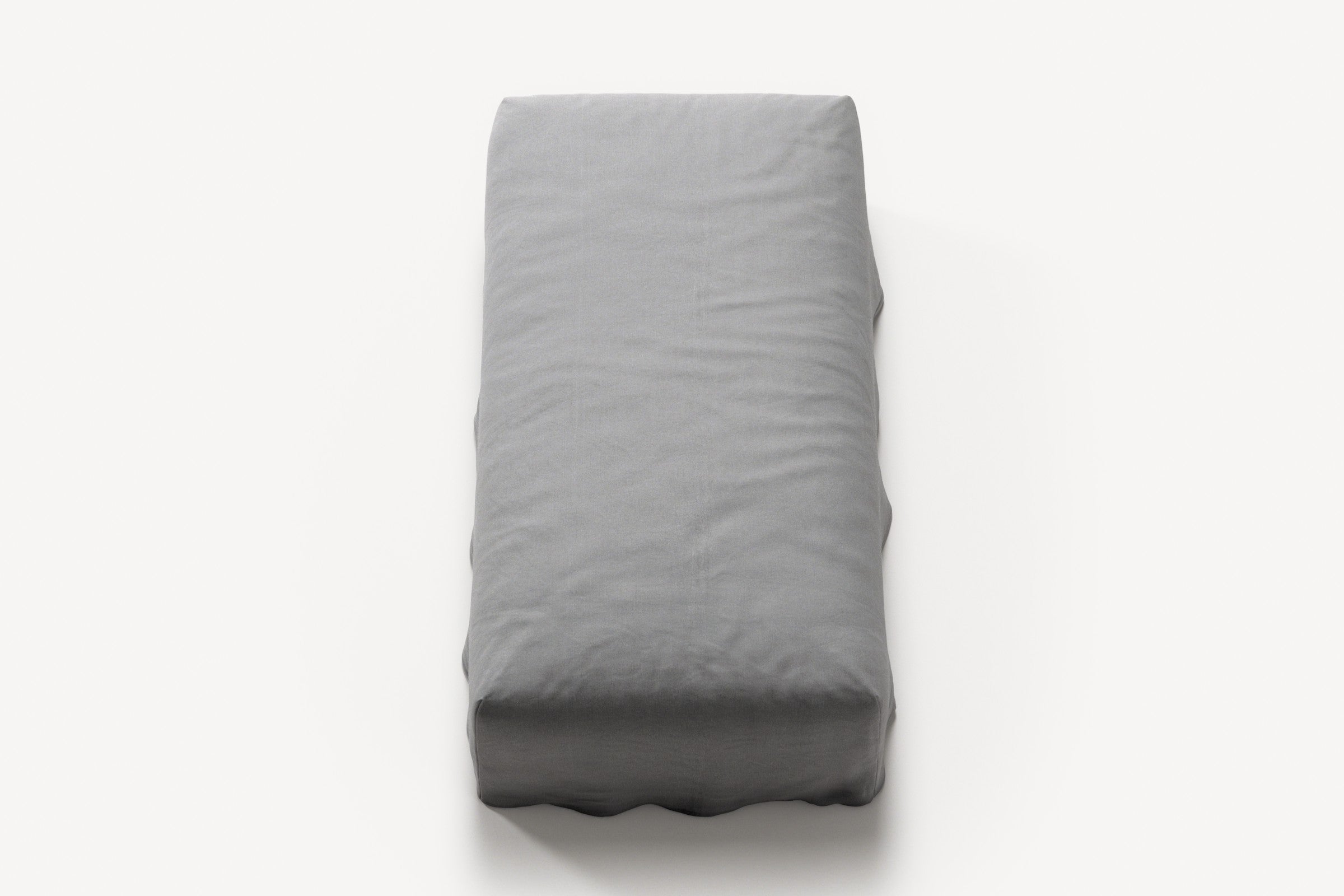 NOMAD - Pouf - Brushed Cotton Light Gray