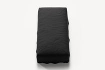 NOMAD - Pouf - Pure Linen Dark Charcoal