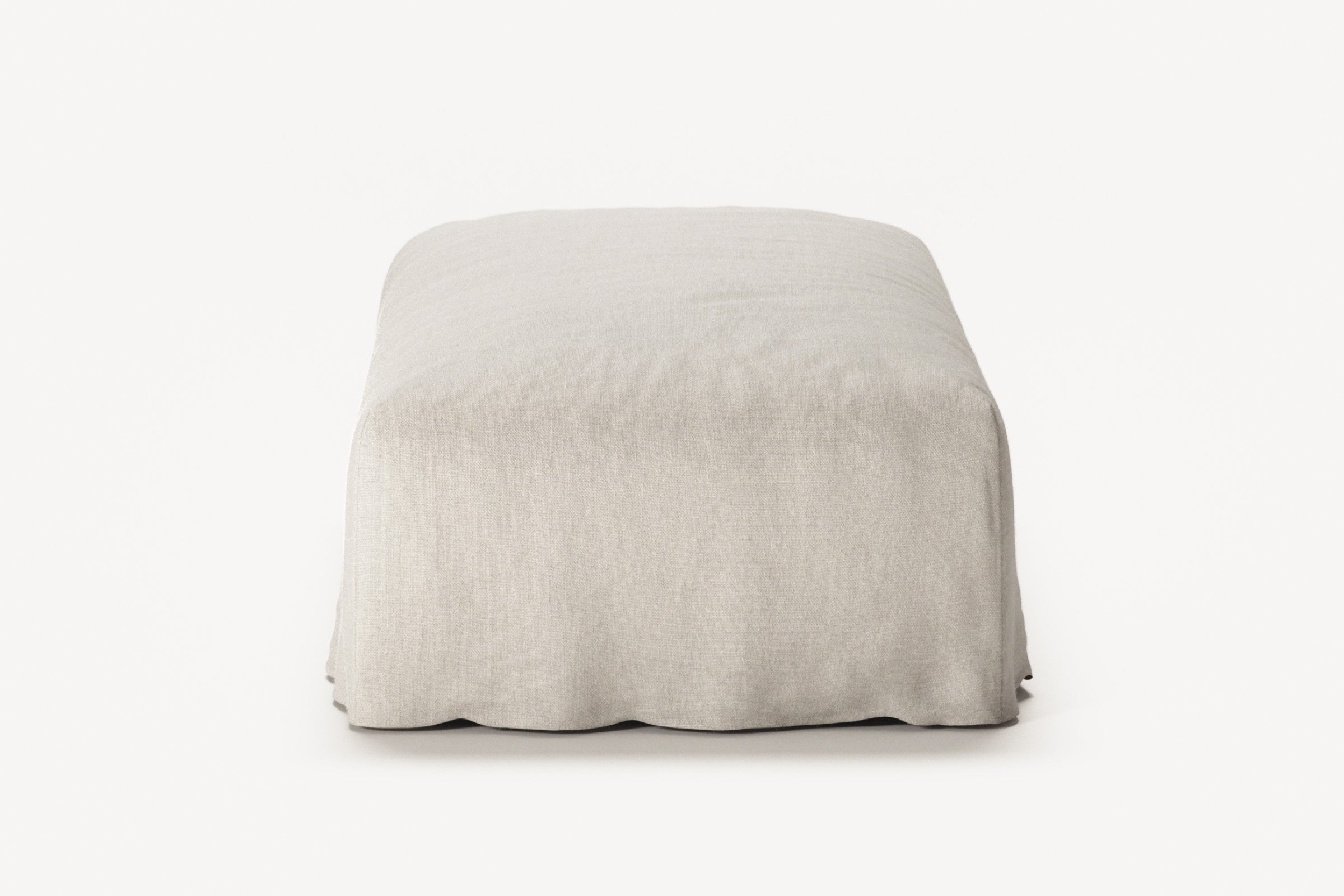 NOMAD - Pouf - Pure Linen Off-White