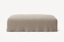 NOMAD - Pouf - Pure Linen Pale Gray