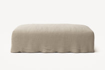 NOMAD - Pouf - Pure Linen Sandy Beige
