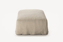 NOMAD - Pouf - Pure Linen Sandy Beige