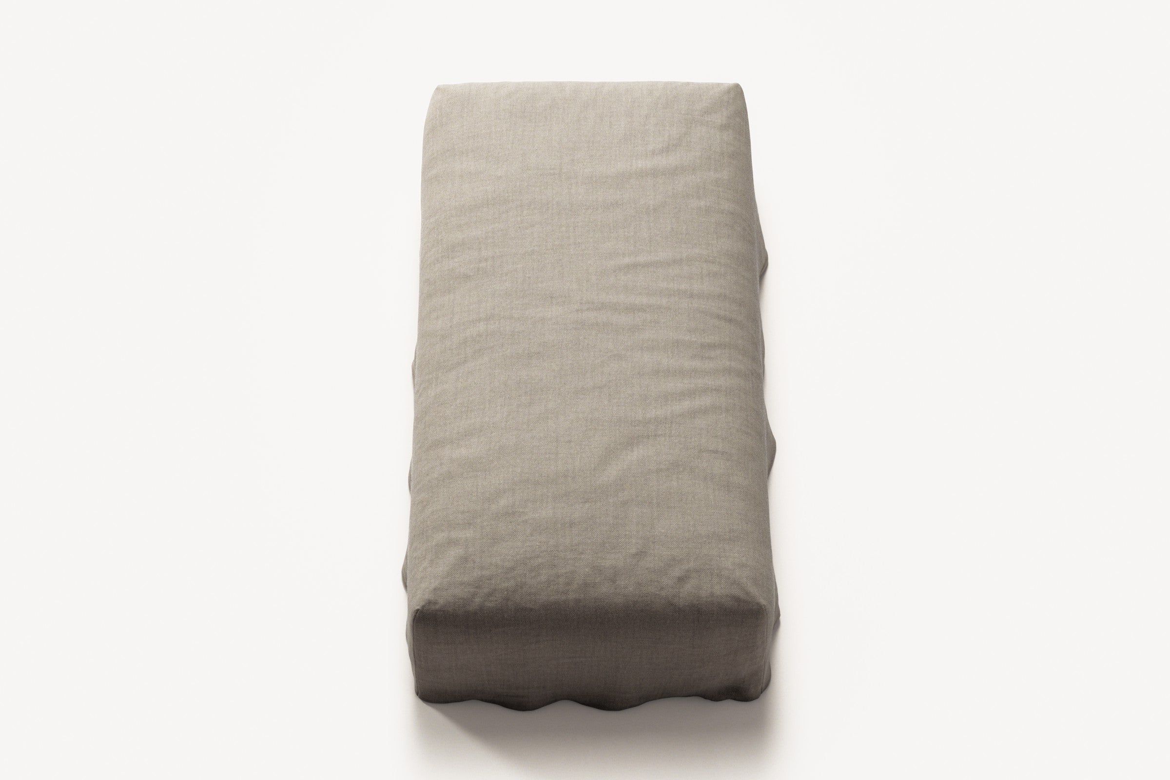 NOMAD - Pouf - Pure Linen Sandy Beige