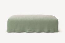 NOMAD - Pouf - Pure Linen Vivid Green