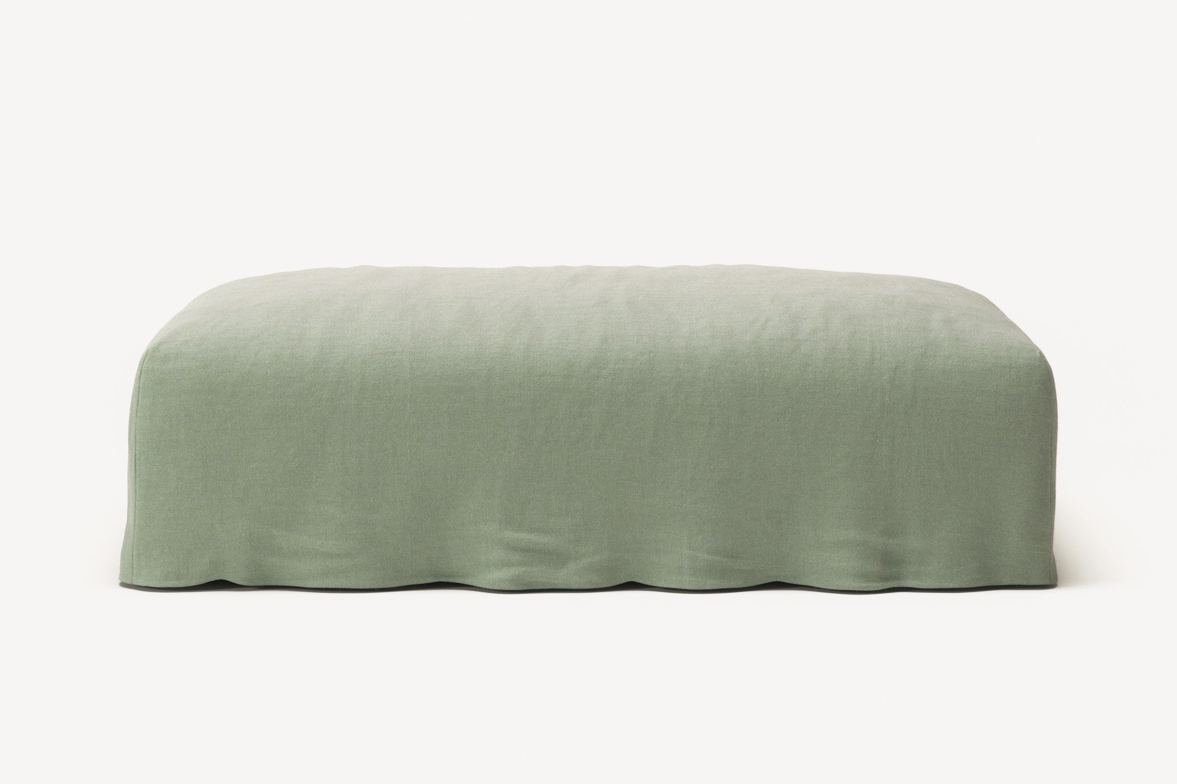 NOMAD - Pouf - Pure Linen Vivid Green