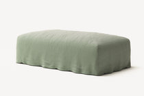 NOMAD - Pouf - Pure Linen Vivid Green
