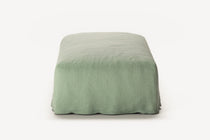 NOMAD - Pouf - Pure Linen Vivid Green