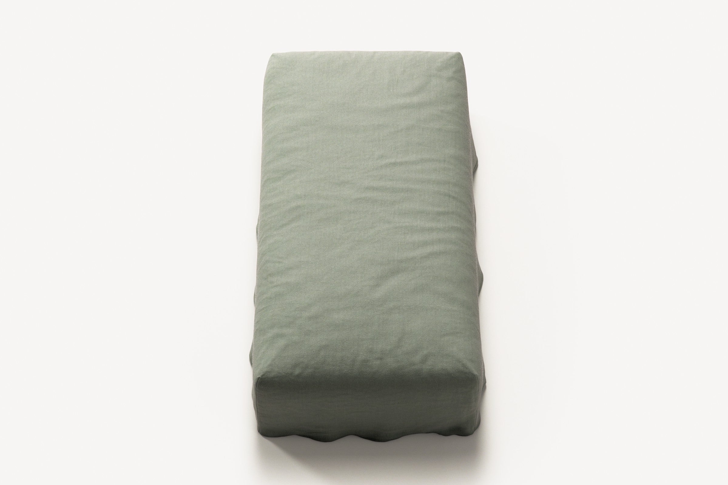 NOMAD - Pouf - Pure Linen Vivid Green