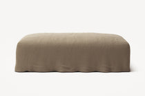 NOMAD - Pouf - Pure Linen Natural