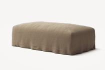 NOMAD - Pouf - Pure Linen Natural