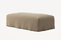 NOMAD - Pouf - Pure Linen Natural