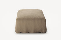 NOMAD - Pouf - Pure Linen Natural