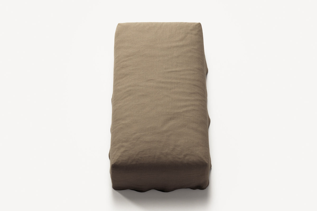 NOMAD - Pouf - Pure Linen Natural
