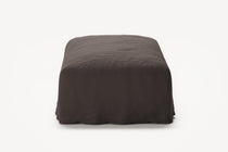 NOMAD - Pouf - Pure Linen Truffle Brown