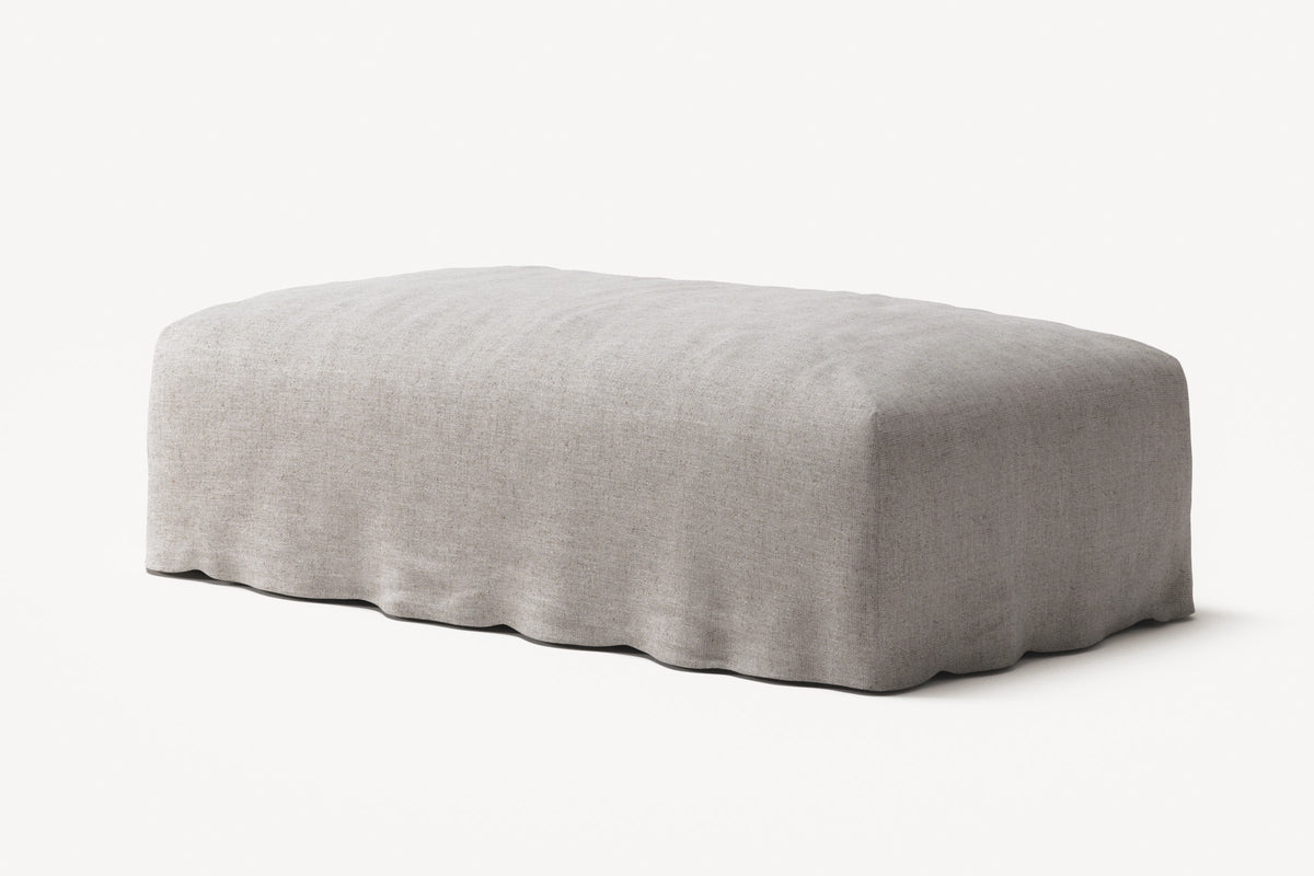 NOMAD - Pouf - Textured Blend Beige