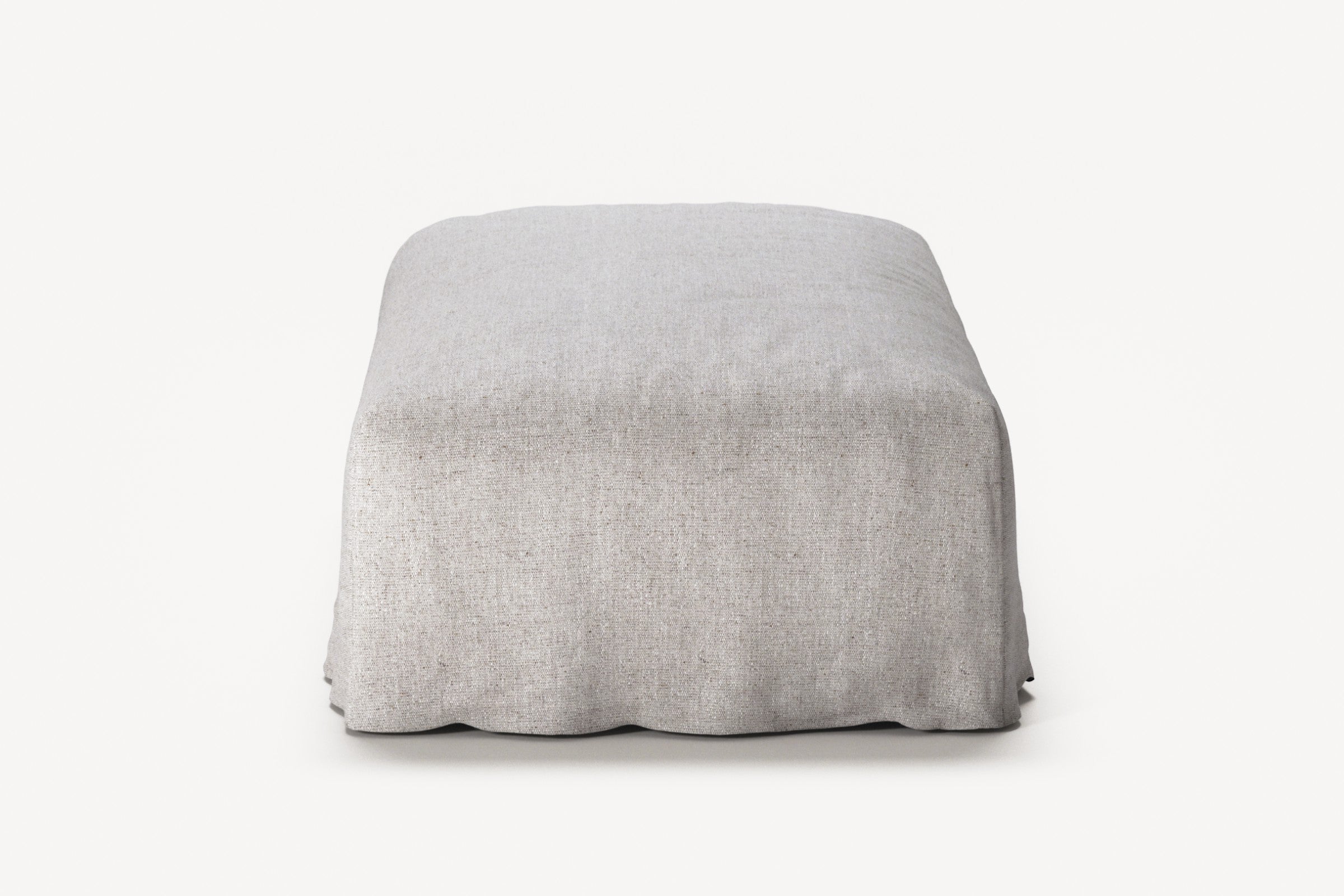 NOMAD - Pouf - Textured Blend Beige