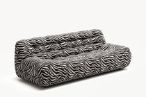 Paloma - 3 Seat - Chenille Jacquard Zebra Black White