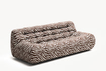Paloma - 3 Seat - Chenille Jacquard Zebra Brown White