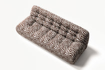 Paloma - 3 Seat - Chenille Jacquard Zebra Brown White